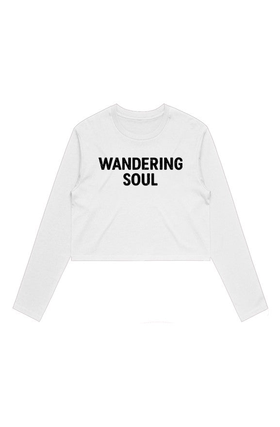 Wandering Soul Women's Crop Long Sleeve